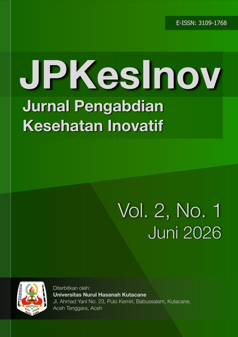 					Lihat Vol 2 No 1 (2026): Jurnal Pengabdian Kesehatan Inovatif (JPKesInov)
				